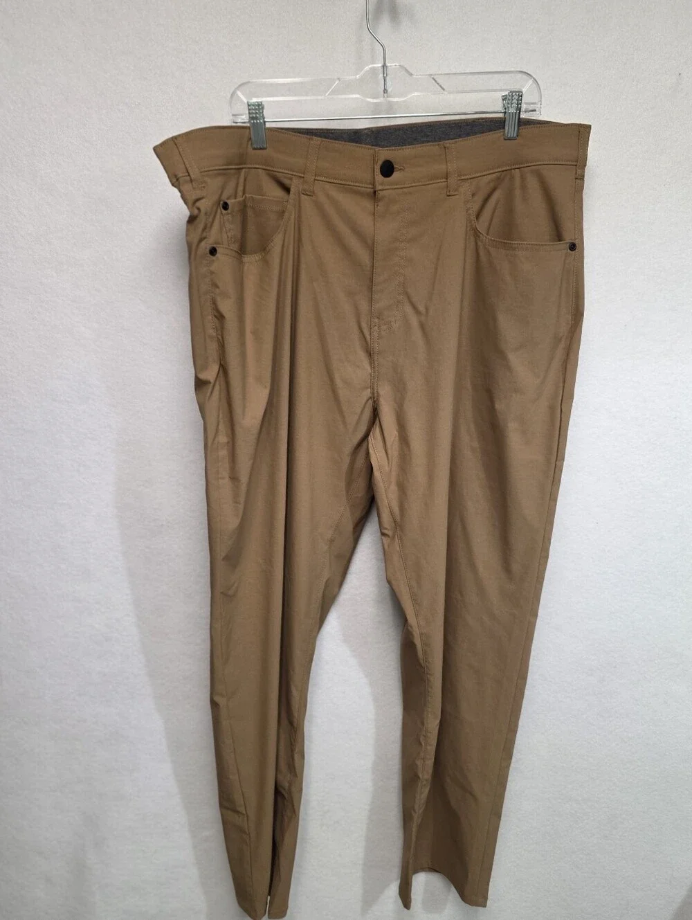 Member's Mark Mason Mens Brown Tile  Straight Fit 5 Pocket Pant Size 40 X 30